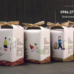 Địa chỉ in bao bì gạo 1kg, 2kg, 5kg, 10kg không giới hạn số lượng