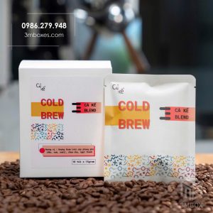 In hộp đựng cafe phin giấy, drip đựng cafe phin giấy giá rẻ, số lượng ít
